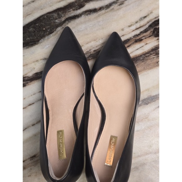 Louise et Cie Jordyna Black Pumps 2.5 Heel Pointed Toe Size 8.5 39 Office - Picture 12 of 12